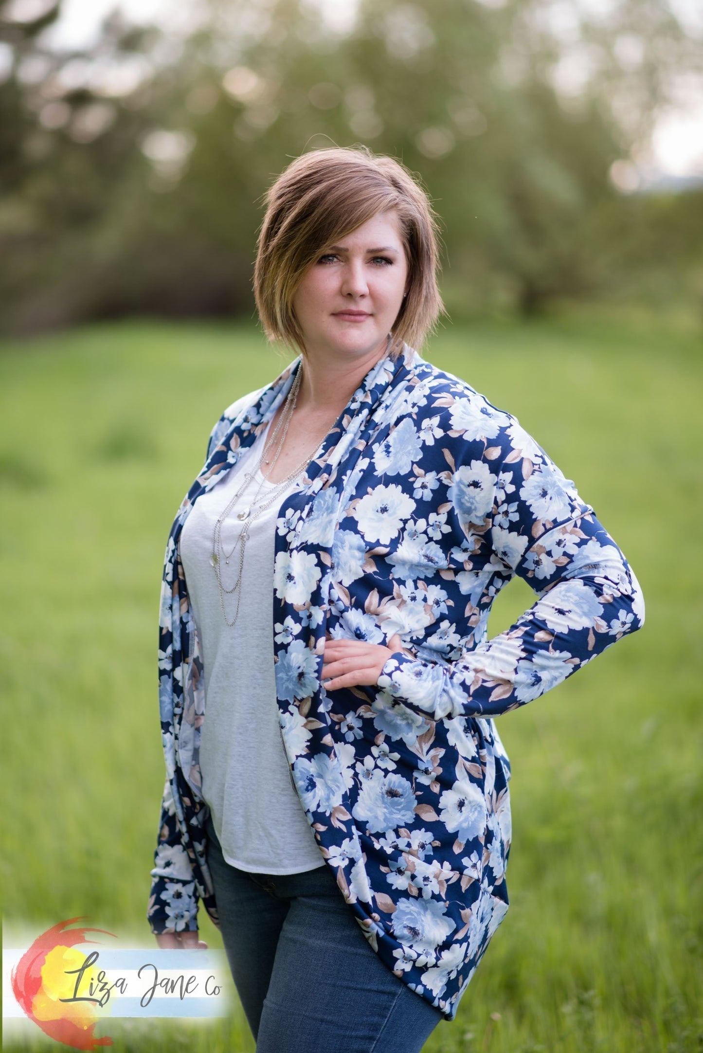 Women's Cocoon Cardigan | Vertical striped Pastel Boho