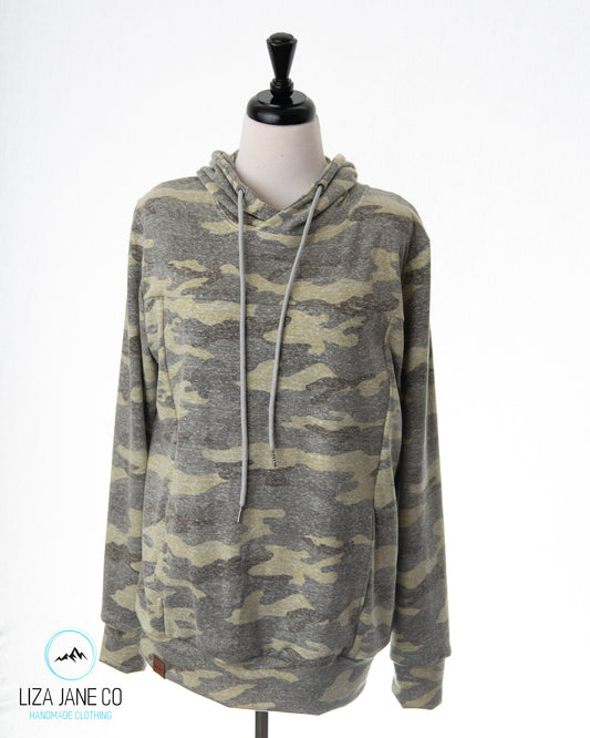 Men's Hoodie | Green Camo