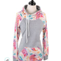 Pink paisley on white and Grey on Body