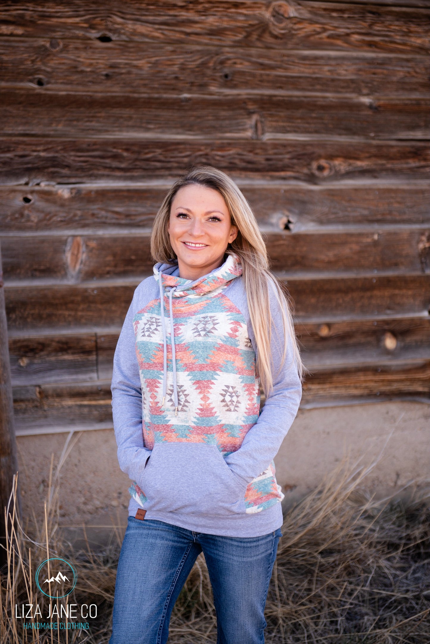 Women's Hoodie | Floral on Sage