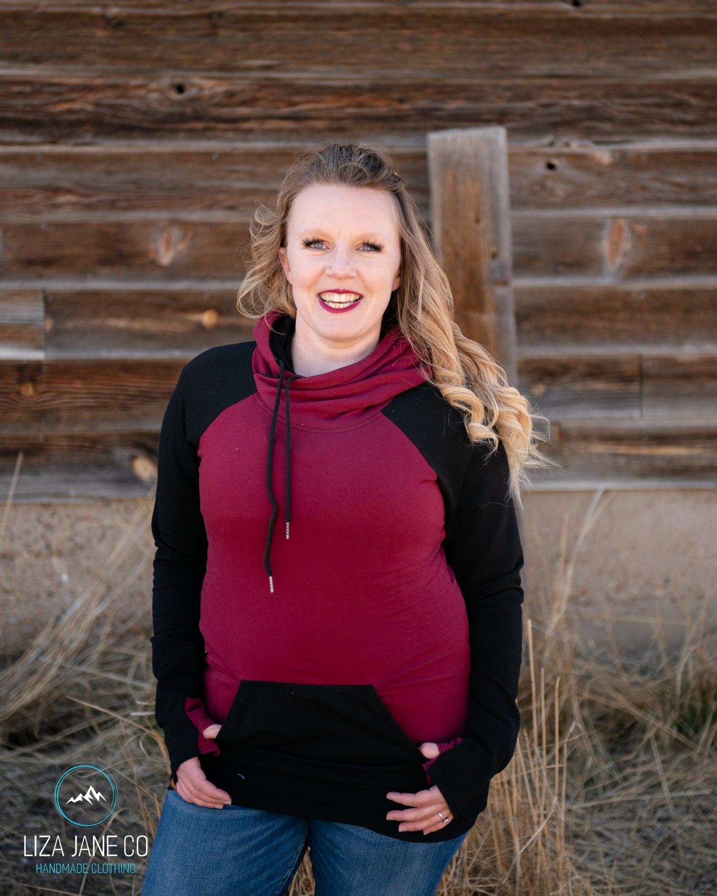 Women's Hoodie | Coral and Heather Grey {XX-Large}