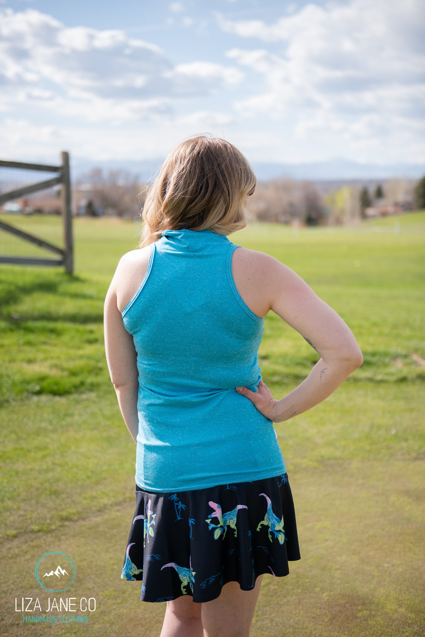 Dinos with Tacos and Margaritas - Flare Golf Skort