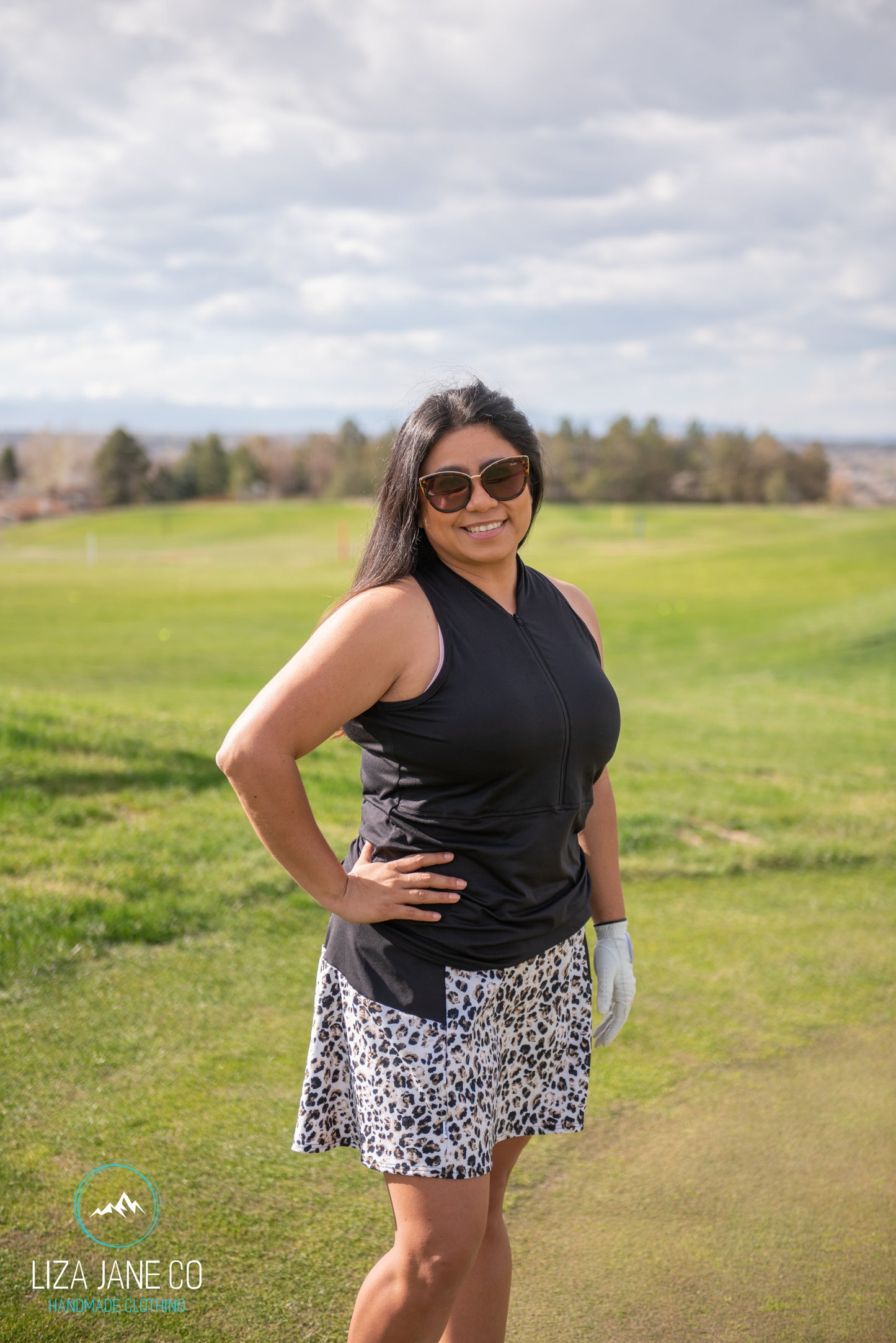 Leopard Print - Flare Golf Skort