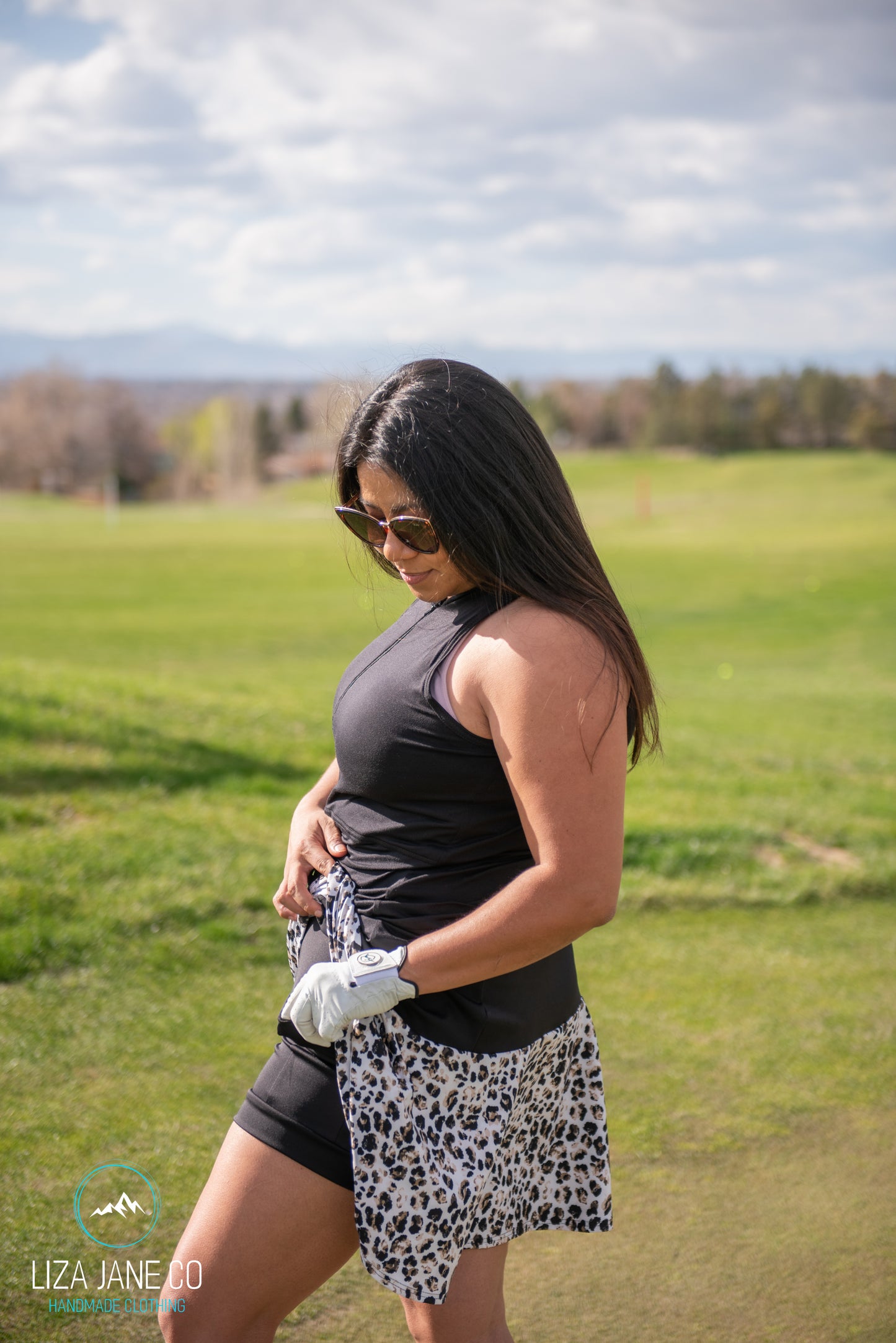 Leopard Print - Flare Golf Skort