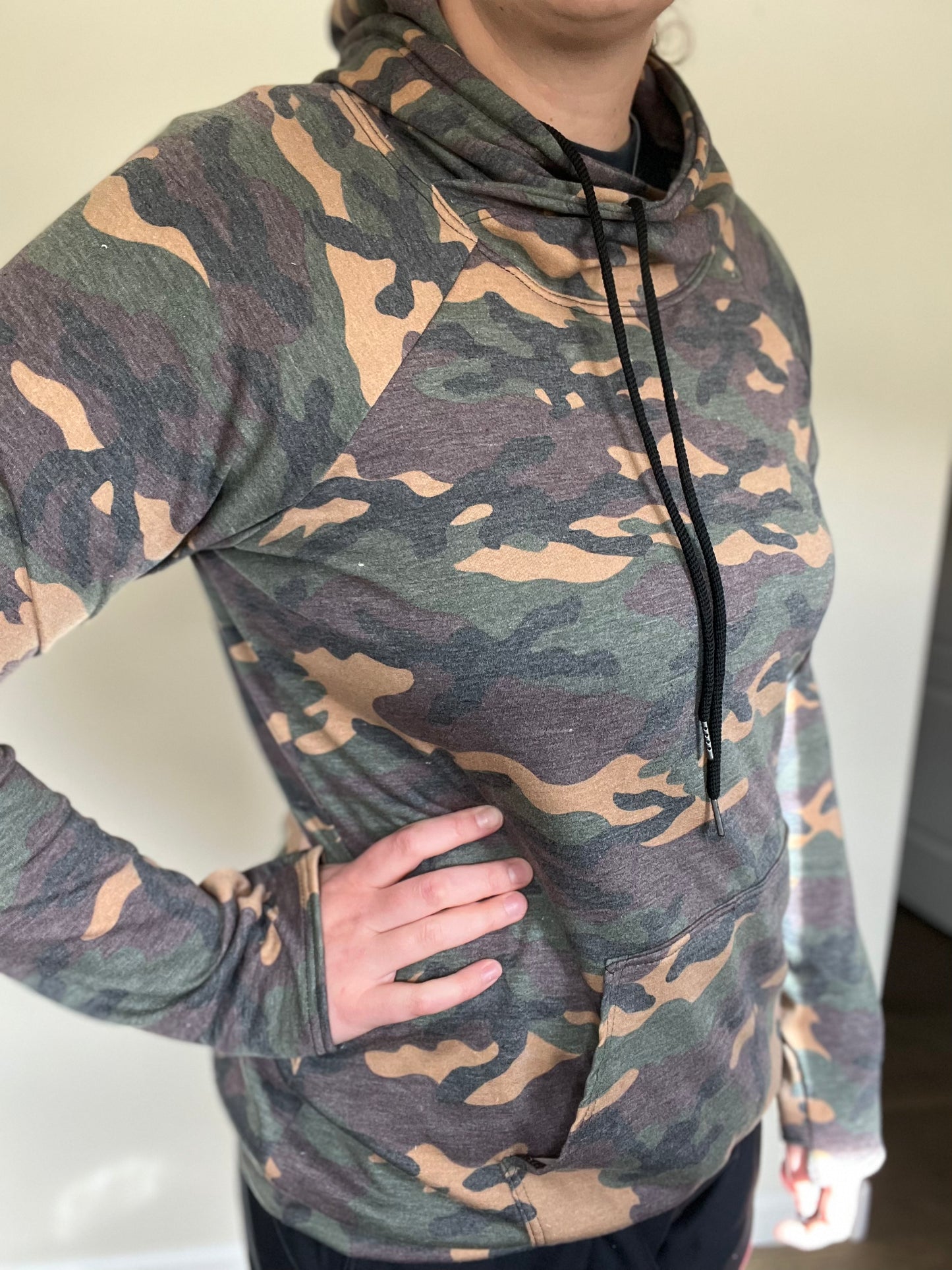 Women's Hoodie | Brown Camo {X-Large}