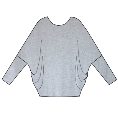 Womens Batwing Top