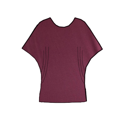 Womens Batwing Top