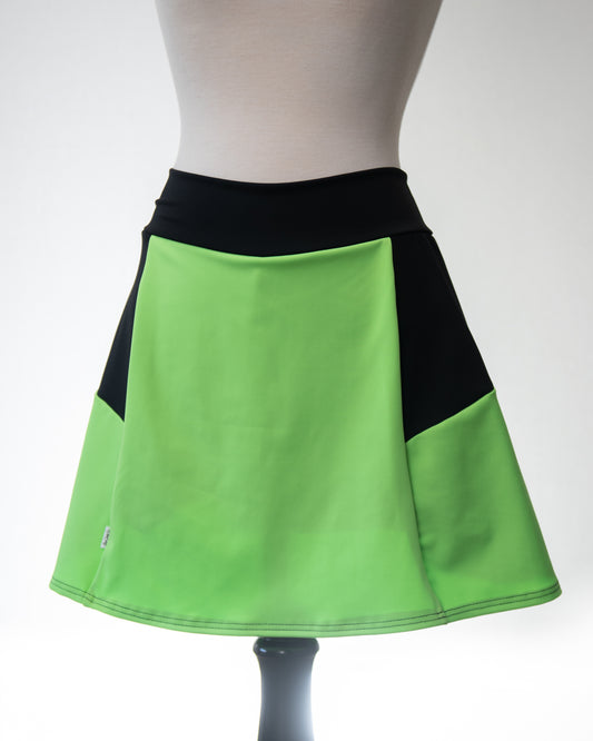 Lime Green - Flare Golf Skort