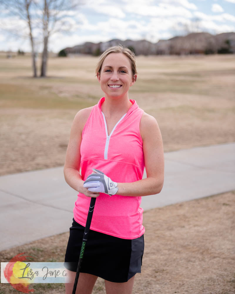 Women's black & Grey Golf Skirt {Small}