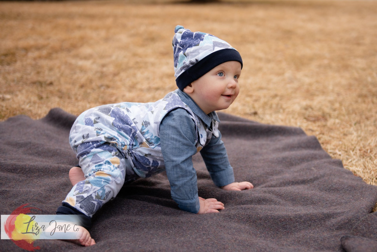 Grow with Me Romper | Pineapples on Stripes {3-12 Mo}
