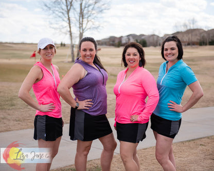 Women's black & Grey Golf Skirt {Small}