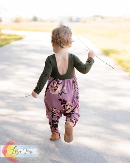 Girls Romper | Sleeveless | 18 mo Dots w/ Pineapple Alley Cat Romper