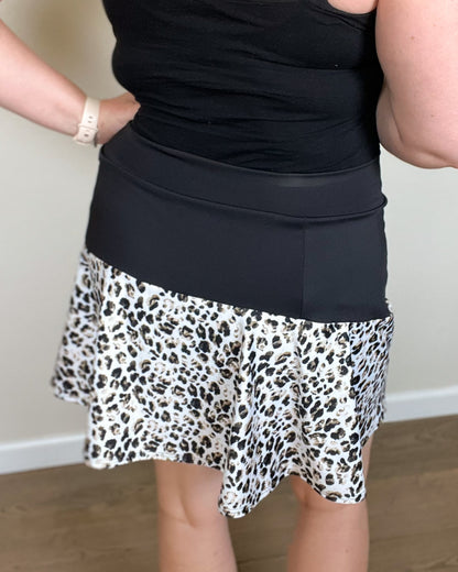 Leopard Print - Flare Golf Skort